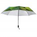 Landscape Painting Kite and Girl Folding UV Protection Umbrella Outdoor Sunshade