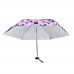 Mini Print Anti UV Umbrella Folding Pocket Umbrella Outdoor Sunshade