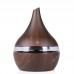 USB 7 Color Lights Lighting Home Mini Humidifier Wood-Print Purifier Aromatherapy Machine