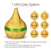 USB 7 Color Lights Lighting Home Mini Humidifier Wood-Print Purifier Aromatherapy Machine