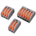 2 / 3 / 5 Holes Spring Conductor Terminal Block Electric Cable Wire Connector 30pcs