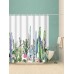 Watercolor Painting Cactus Print Shower Curtain