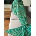 Fashion Crochet Knitted Super Soft Mermaid Tail Shape Blanket For Adult