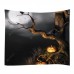 Wall Hanging Art Decor Halloween Moon Tree Print Tapestry