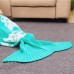 Cartoon Warm Knitted Mermaid Blanket for Kids