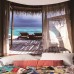 3D Seaside Scenery Tapestry