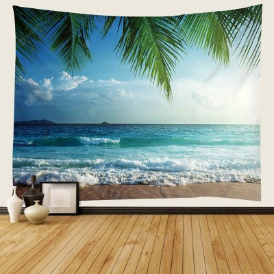 Sunny Beach 3D Digital Printing Water-resistant Tapestry