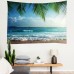 Sunny Beach 3D Digital Printing Water-resistant Tapestry