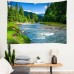 Forest Stream Fresh Landscape Pattern 3D Digital Printing Tapestry Water-resistant