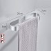 Space Aluminum Bathroom Towel Bar Free Of Punch Toilet Wall Hanging Slippers Leaching Rack