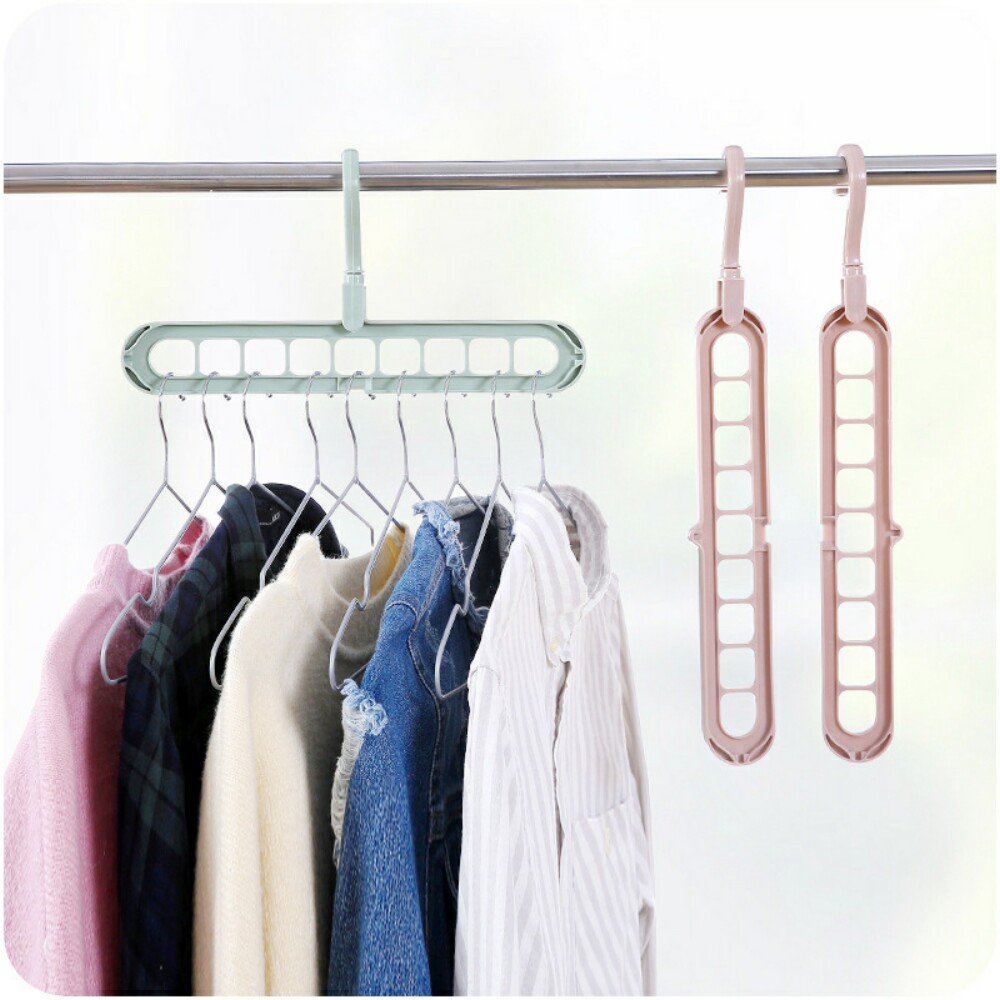 Multifunction Clothes Drying Rack Storage Hanger for Wardrobe Outdoor Balcony- Light Gray